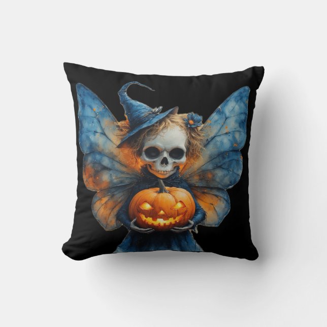 Coussin Fée d'Halloween (Recto)