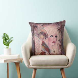 Coussin Fée du Berry d'hiver