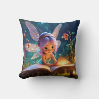 Coussin Fée Enchantée Étudiant des Sortilèges Décoratifs
