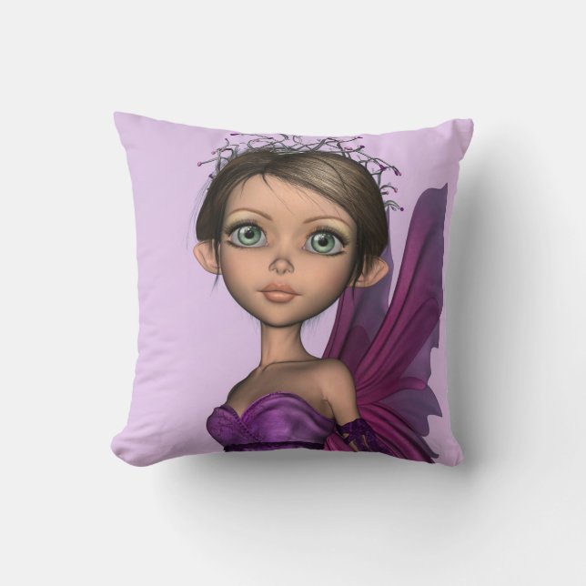 Coussin Fée rose (Recto)