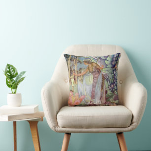 Coussin Fée Vintage 