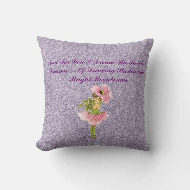 Coussin féerique pourpre (Recto)