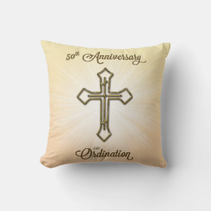 Coussin Félicitations 50ème anniversaire d'ordination