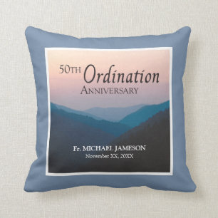Coussin Félicitations pour le 50e anniversaire de l'ordin
