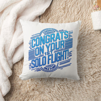 Coussin Félicitations pour votre 1er vol solo