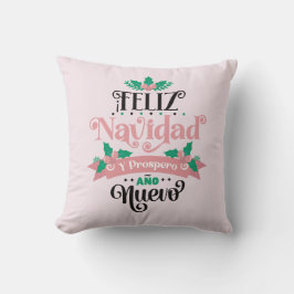 Coussin Feliz navidad y prospo ano nuevo noël