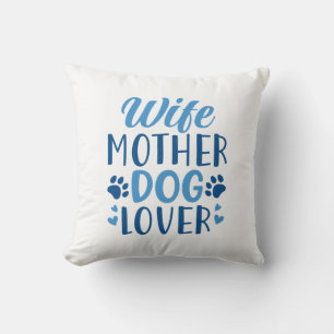 Coussin Femme Amoureux des chiens