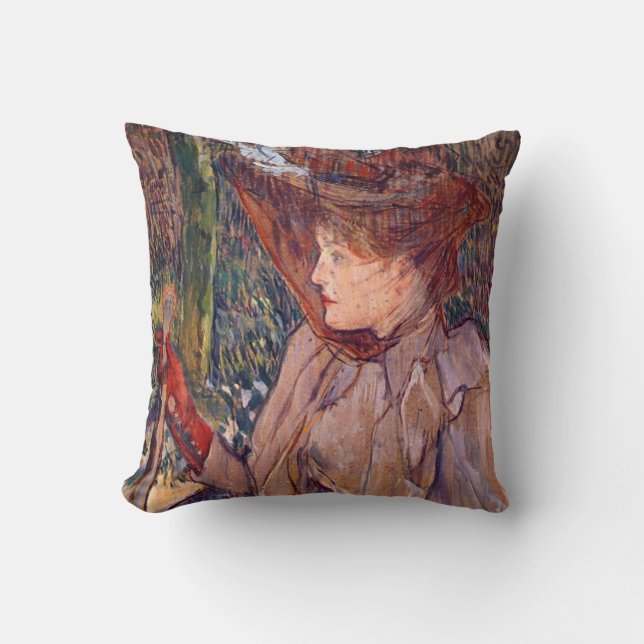 Coussin Femme avec gants (Recto)