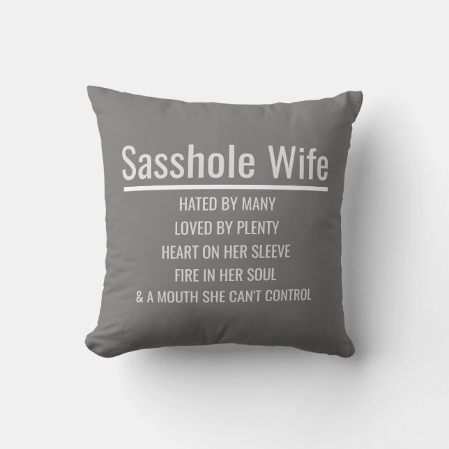 Coussin Femme de Sasshole (Recto)