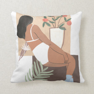 Coussin Femme en repos