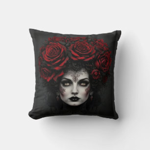 Coussin Femme gothique