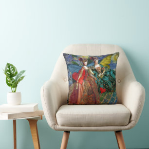 Coussin Femme Papillon Capricieuse Gémeaux Gothique Classi