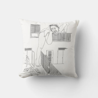 Coussin Femme sur le sentier de la guerre