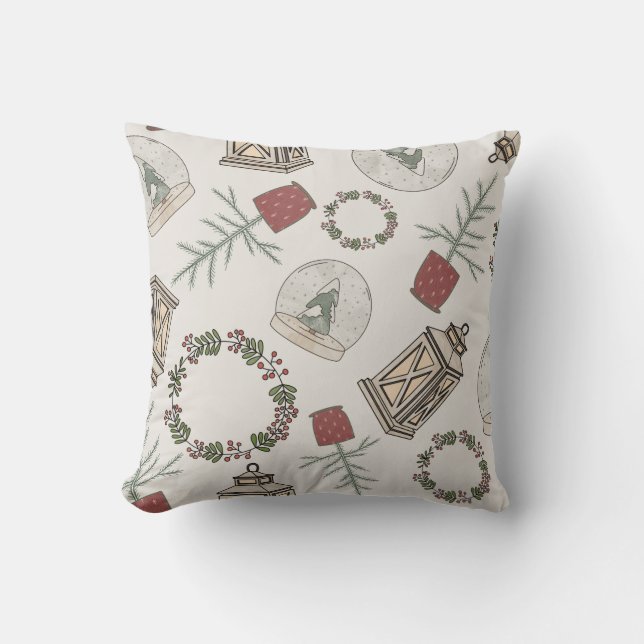 Coussin Ferme d'hiver (Recto)