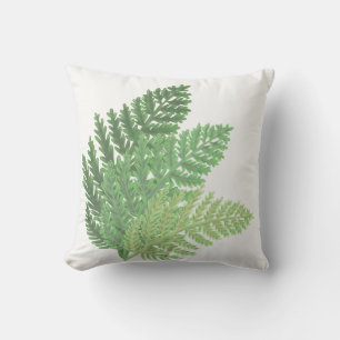 Coussin Fermes vertes, plantes botaniques