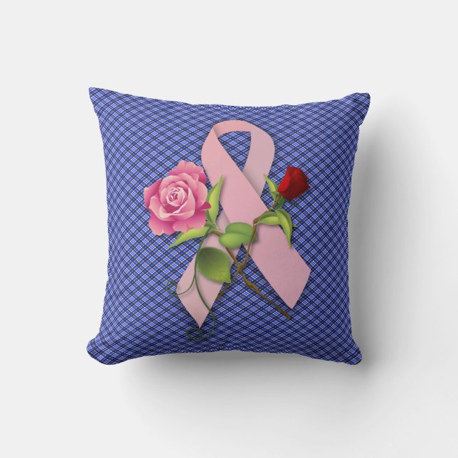 Coussin Fermeture du survivant du cancer du sein (Recto)