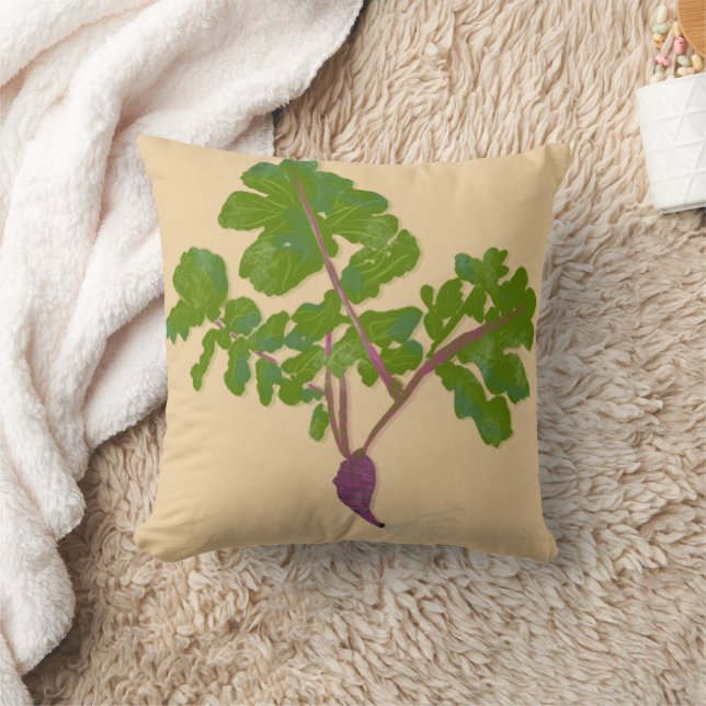 Coussin Fermier Radish Turnips Jardinage Plante (Couverture)