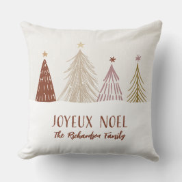 Coussin Festif Joyeux Noel Noël Maison de famille de vacan