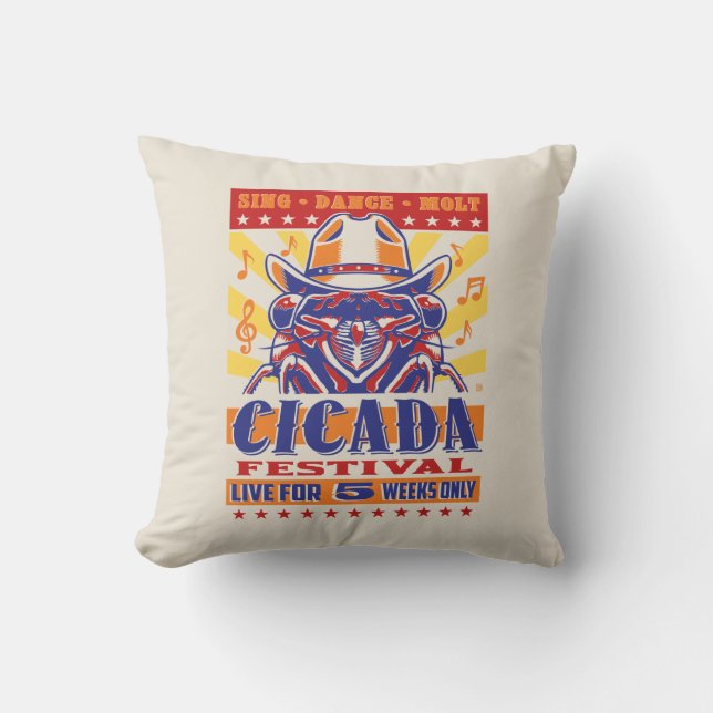 Coussin Festival de musique country du Canada (Recto)