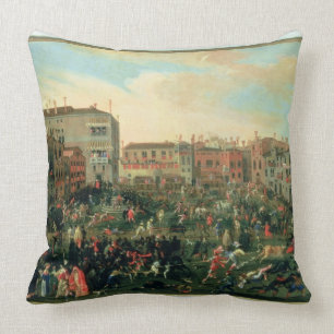 Coussin Festival des taureaux, polo de Campo San