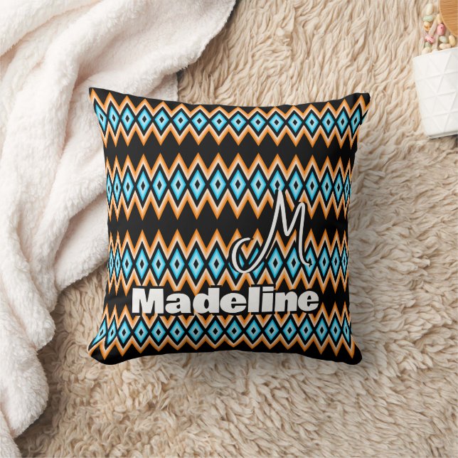 Coussin Festive Tribal Motif péruvien Jeu d'oreiller (Couverture)