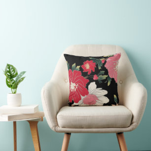 Coussin Fête d'anniversaire Japon fleur de cerisier coloré