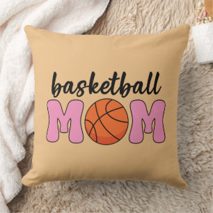 Coussin Fête de la mère mère du basket-ball