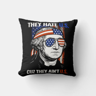 Coussin Fête de l'Indépendance George Washington