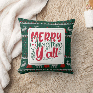 Coussin Fête de Noël minimaliste