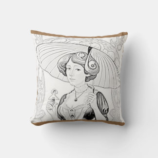 Coussin fête d'enfants d'anniversaire couleur cool peindre