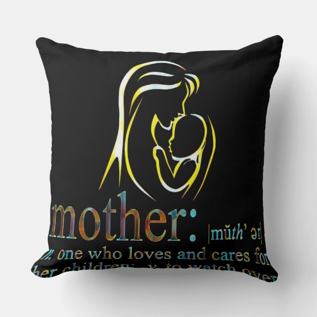 Coussin Fête des mères  (Recto)