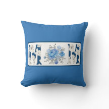Fête des mères bleu Floral Maman