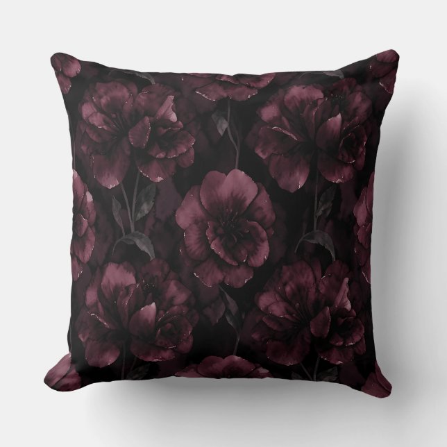 Coussin Fête des mères Midnight Bloom (Recto)