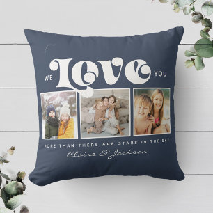 Coussin Fête des mères Nous t'aimons Maman Famille Photo C