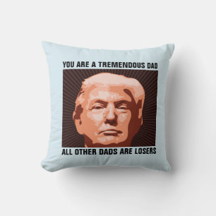COUSSIN FÊTE DES PÈRES FUNNY DONALD TRUMP