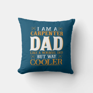 Coussin Fête des Pères Je suis un papa charpentier