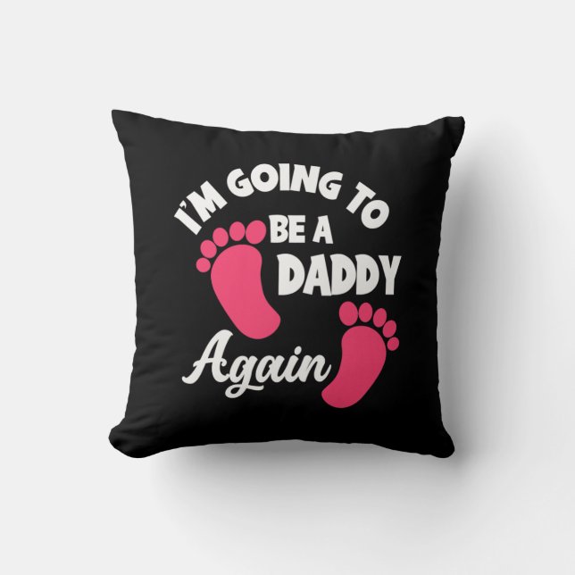 Coussin Fête des pères | Je Vais Redevenir Papa (Recto)