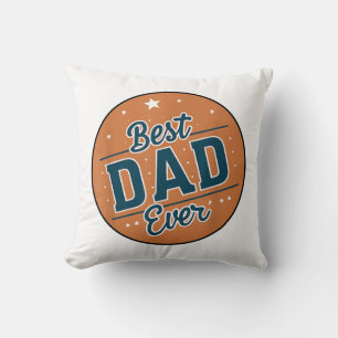 Coussin Fête des Pères Meilleur Papa du Monde