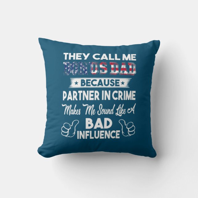 Coussin Fête des pères | On M'Appelle Bonus Papa (Recto)