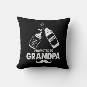 Coussin Fête des pères Promue À Grand-Père