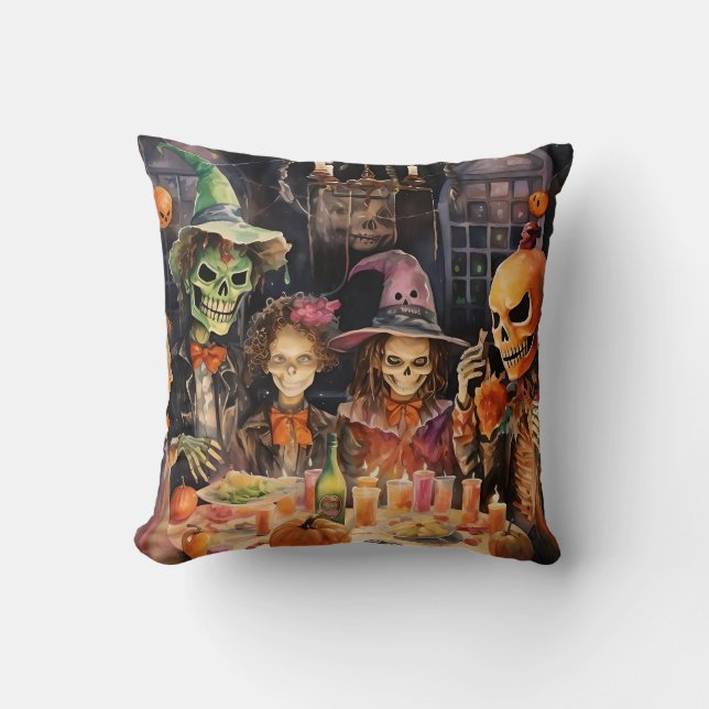 Coussin Fête d'Halloween (Recto)