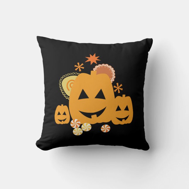 Coussin Fête d'Halloween (Recto)