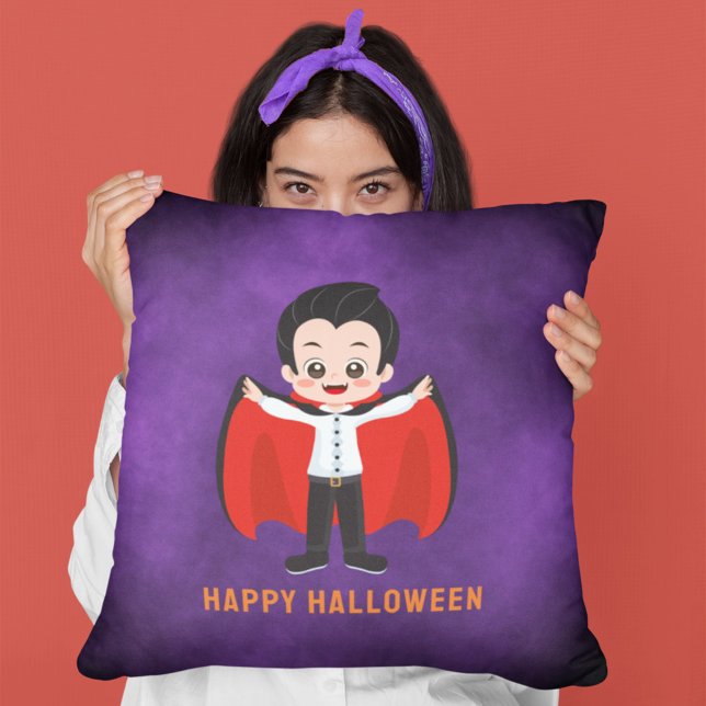 Coussin Fête d'Halloween pour enfants Vampire (Créateur téléchargé)