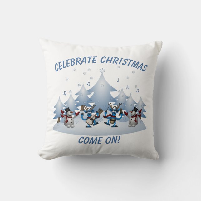 Coussin Fêter Noël Venez (Recto)
