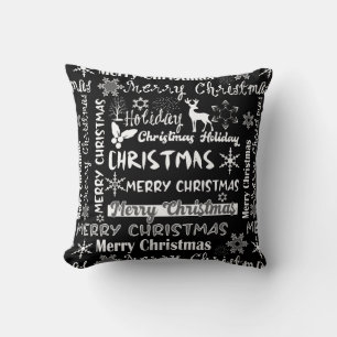 Coussin Fêtes de Noël, motif de Noël