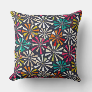 Coussin feu d'artifice cobalt