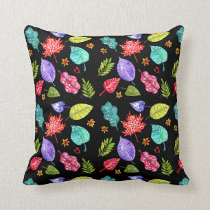 Coussin Feuillage coloré automne et automne Volant d'oreil