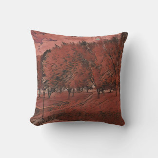 Coussin Feuillage d'automne dans le parc