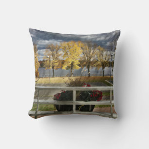 Coussin Feuillage d'automne dans le parc