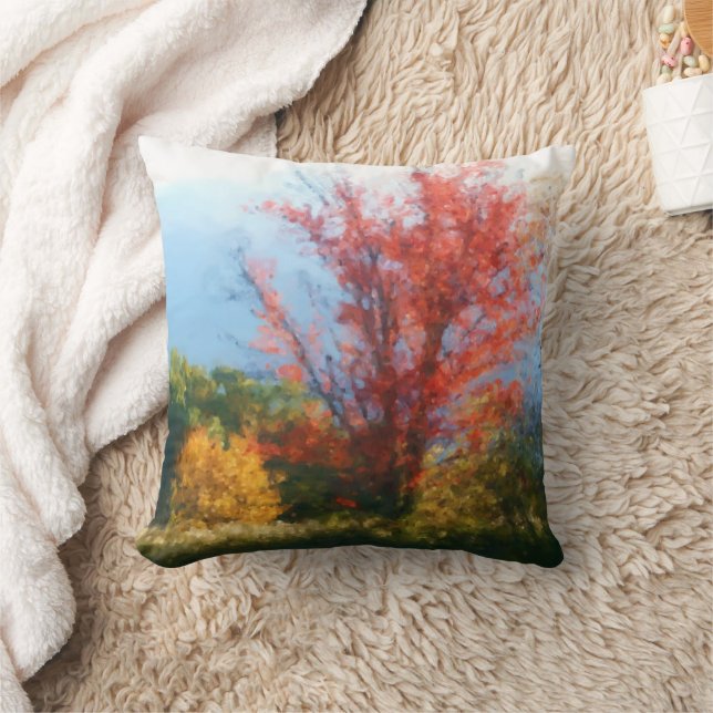 Coussin Feuillage d'automne Peinture photo (Couverture)